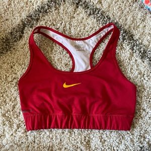 Comfortable and supportive Nike sports bra